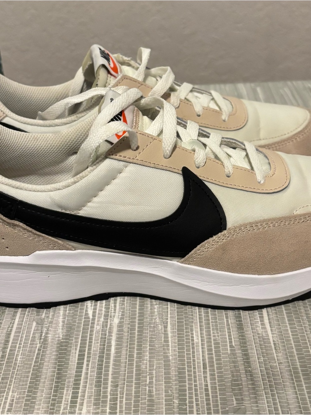 Nike Women’s Retro Runner — White Black Beige